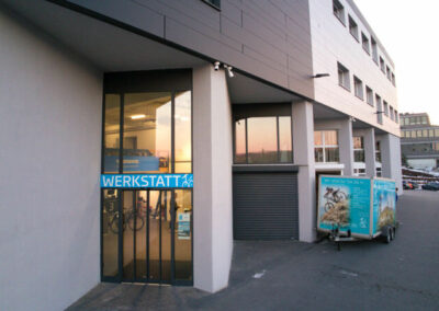 Werkstatt-Eingang